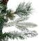9ft. Pre-Lit Flocked Mixed Rosemary Emerald Pine Christmas Garland